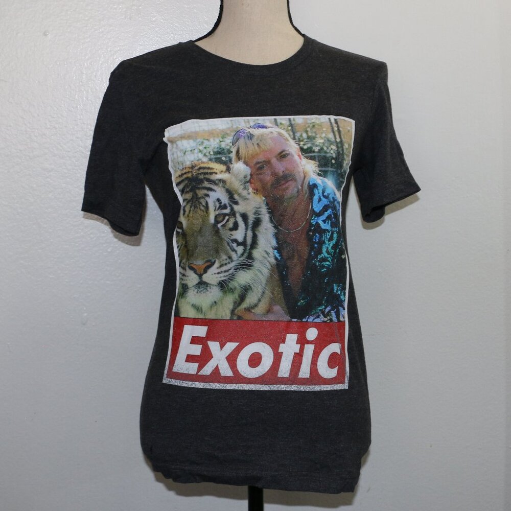 Dark Grey Joe Exotic from Tiger King T-Shirt - Size XS